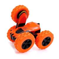 Машина-перевёртыш радиоуправляемая &laquo;Трюкач&raquo;, работает от аккумулятора, цвет оранжевый