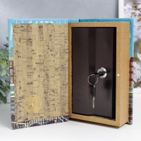 Сейф-книга дерево кожзам "Прогулка по Амстердаму" 21х13х5 см Сейф-книга дерево кожзам "Прогулка по Амстердаму" 21х13х5 см