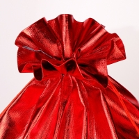 Подарочный мешок Деда Мороза &laquo;Елка с подарками&raquo;, красный, 60 х 40см