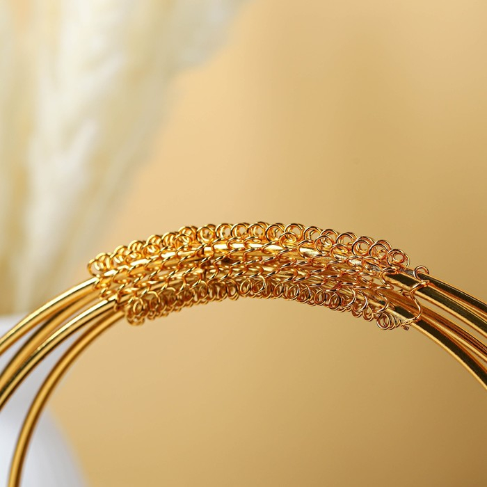 Фруктовница металлическая «Богема», 26×17×27 см, цвет золотой Фруктовница металлическая «Богема», 26×17×27 см, цвет золотой