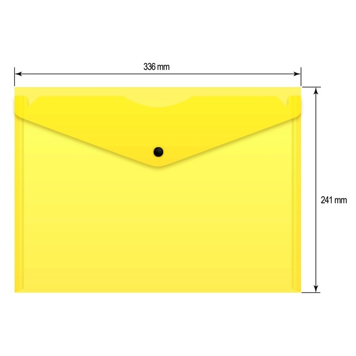Набор папок-конвертов на кнопке 12 штук, А4, 180 мкм, Calligrata Neon, полупрозрачные, неоновый МИКС Набор папок-конвертов на кнопке 12 штук, А4, 180 мкм, Calligrata Neon, полупрозрачные, неоновый МИКС