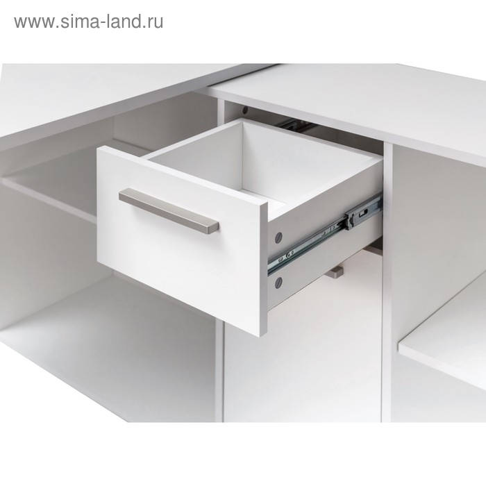 Стол письменный Лайт, 1360(2035)х1392(680)х752, Белый