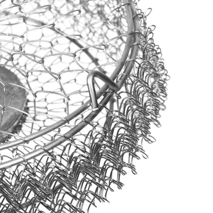 Кормушка металлическая оцинкованная, 2 л