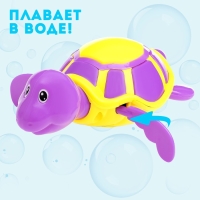 Игрушка заводная водоплавающая &laquo;Черепашка&raquo;, цвета МИКС