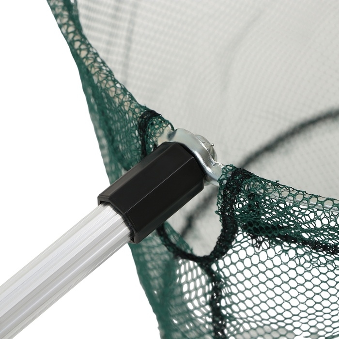 Подсачник складной телескопический П-09, 150 см, круглый обод 35 см, капрон