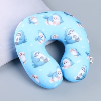 Подушка для путешествий антистресс «Котик в костюме акулы» Подушка для путешествий антистресс «Котик в костюме акулы»