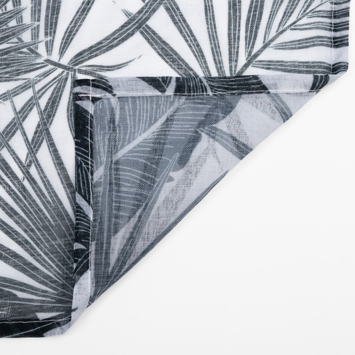 Тюль Этель &laquo;Тропический остров", на шторной ленте 145х270 см, 70гр/м2, 100% п/э