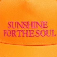 Кепка детская для девочки с сеткой Sunshine, цвет оранжевый, р-р 52-54, 5-7 лет