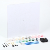 Роспись часов по номерам &laquo;Утренний натюрморт&raquo;, 30 х 30 см