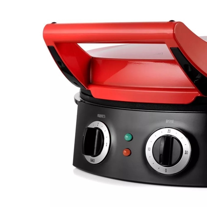 Пиццамейкер Kitfort КТ-3687, 1800 Вт, антипригарное покрытие, красный