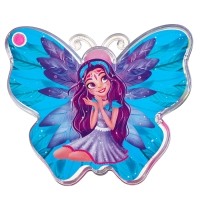 Водная игра с колечками &laquo;Бабочка&raquo;, цвет голубой