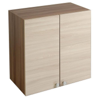 Шкаф навесной, 800 &times; 290 &times; 626, Ясень шимо темный/Ясень шимо светлый