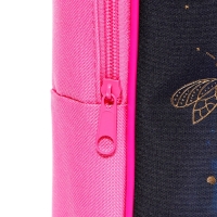 Папка А3 с ручками текстиль 75 мм 475*345 мм ПМД 3-22-4 дев Стрекозы (тесьма) фольга 72961