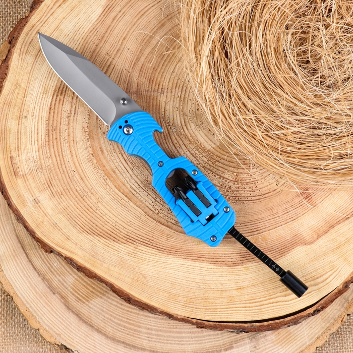 Нож складной, с отвертками, клинок 8см Нож складной, с отвертками, клинок 8см