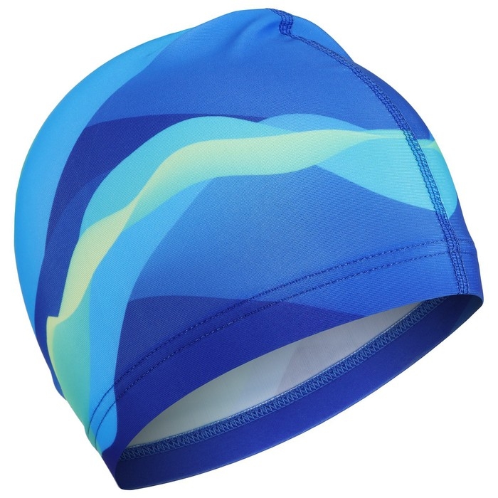 Шапочка для плавания взрослая ONLYTOP Swim, тканевая, обхват 54-60 см