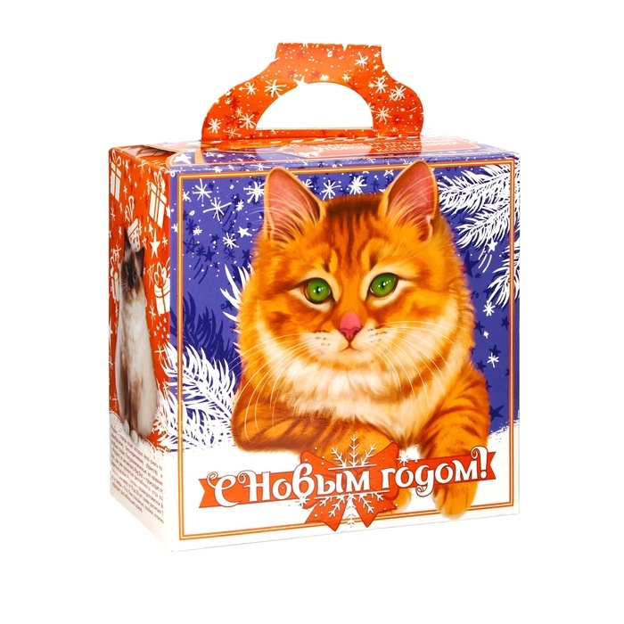 Новый год. Новогодний подарок "Домашние кошки", 260 г