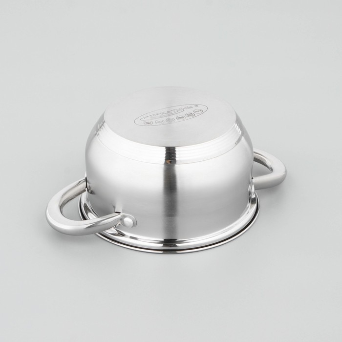 Кастрюля &laquo;Диана&raquo;, 1.8 л, d=16 см, капсульное дно, индукция