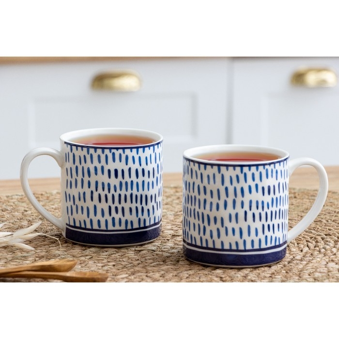 Кружка керамическая Rain, 350 мл, цвет белый