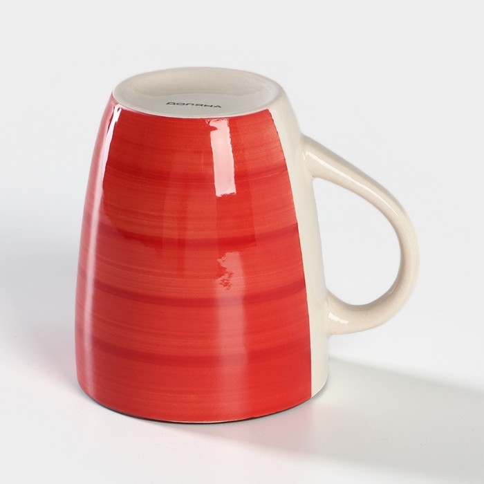 Кружка керамическая Доляна «Морской мир», 360 мл, цвет красный Кружка керамическая Доляна «Морской мир», 360 мл, цвет красный