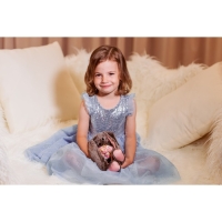 Мягкая игрушка &laquo;Li с цветами&raquo;, заяц, 25 см