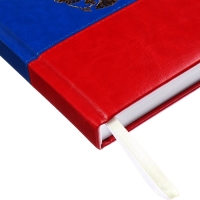 Ежедневник датированный 2025 года, deVENTE. Flag, A5 168 листов, твердая обложка кожзам с поролоном, тиснение фольгой, перфорация, ляссе, блок 70 г/м2 Ежедневник датированный 2025 года, deVENTE. Flag, A5 168 листов, твердая обложка кожзам с поролоном, тиснение фольгой, перфорация, ляссе, блок 70 г/м2