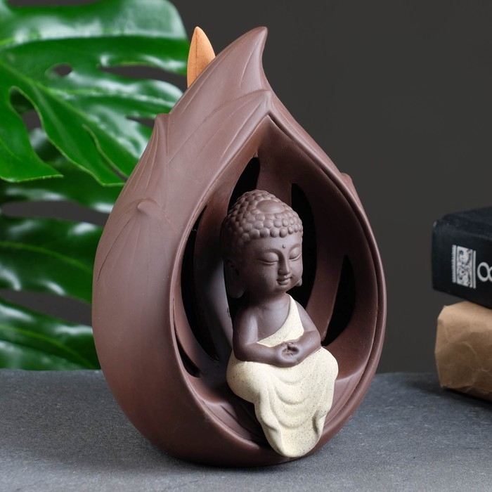 Подставка для благовоний Подставка для благовоний "Будда" 18х12см, с подсветкой, батарейки LR44