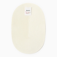 Салфетка сервировочная Доляна  "Овал", цв.молочный, 45*30 см