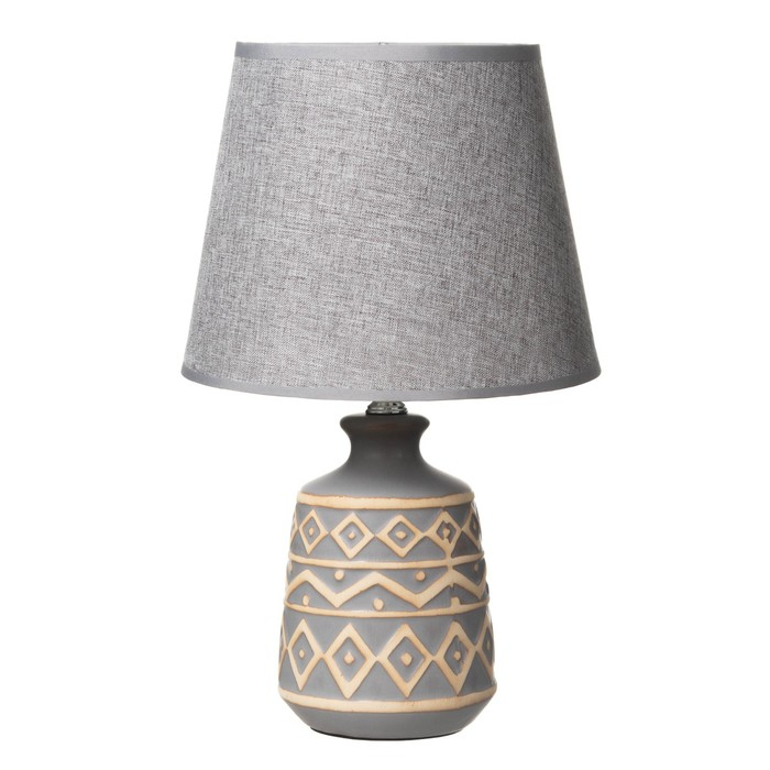 Лампа настольная 16309/1GR E14 40Вт серый 20х20х32 см RISALUX Лампа настольная 16309/1GR E14 40Вт серый 20х20х32 см RISALUX