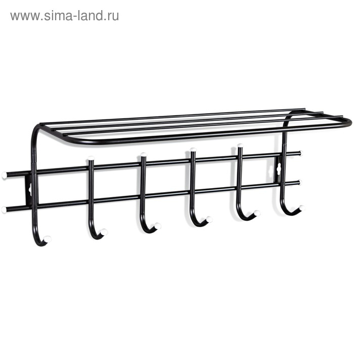 Вешалка Стандарт, 660x260x235, Черный/Белый