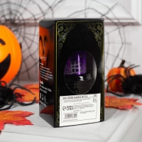 Светодиодная фигура &laquo;Свеча фиолетовая&raquo; 5 &times; 12 &times; 5 см, пластик, батарейки АААх2 (не в комплекте), свечение тёплое белое