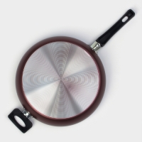 Сковорода Доляна Promo, d=28 см, пластиковая ручка, антипригарное покрытие, цвет бордовый Сковорода Доляна Promo, d=28 см, пластиковая ручка, антипригарное покрытие, цвет бордовый