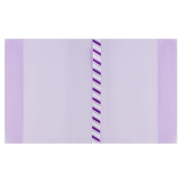 Набор обложек ПЭ 5 штук, 226 х 430 мм, 200 мкм, для учебников формата А5, универсальная, с закладкой