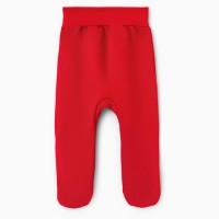 Ползунки детские MINAKU "Winter", цвет красный, рост 68-74 см