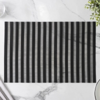 Набор салфеток сервировочных на стол Magistro, 4 шт, 30&times;45 см, цвет чёрный