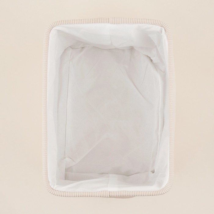 Короб для хранения вещей SL Home, 32&times;23&times;18,5 см, цвет бежевый