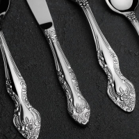 Набор столовых приборов «Тройка», 30 предметов, декоративная коробка Набор столовых приборов «Тройка», 30 предметов, декоративная коробка