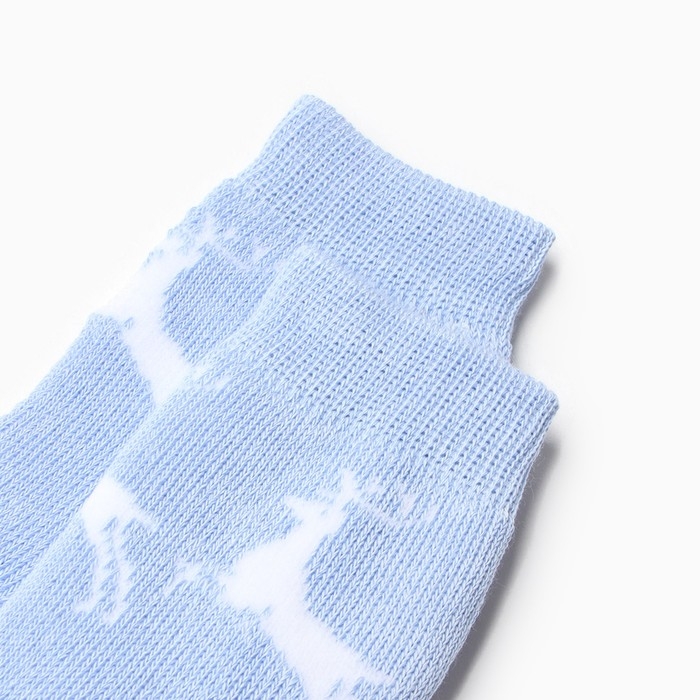 Носки детские махровые, цвет голубой, размер 16 Носки детские махровые, цвет голубой, размер 16