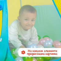 Шарики для сухого бассейна «Перламутровые», диаметр шара 7,5 см, набор 100 штук, цвет розовый, голубой, белый, зелёный Шарики для сухого бассейна «Перламутровые», диаметр шара 7,5 см, набор 100 штук, цвет розовый, голубой, белый, зелёный