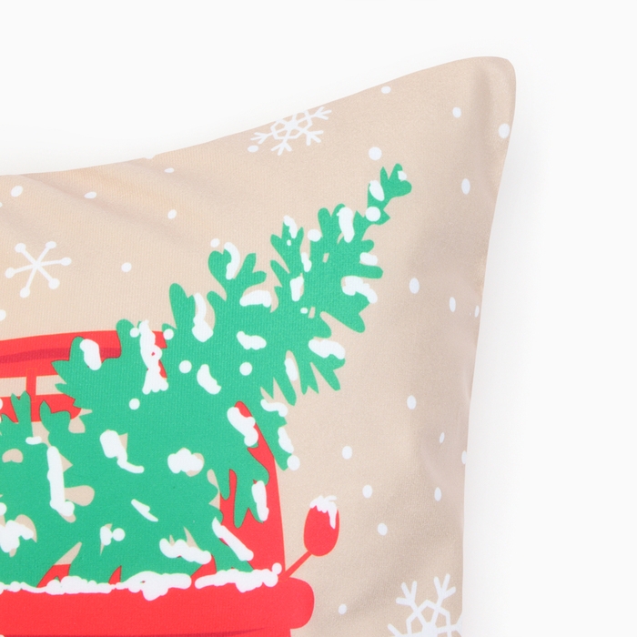 Новый год. Чехол на подушку Этель Новый год. Чехол на подушку Этель "Но-но-но" 40х40см,100% п/э