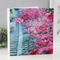 Фотоальбом магнитный 20 листов "Цветы у изгороди" 33х35х4 см