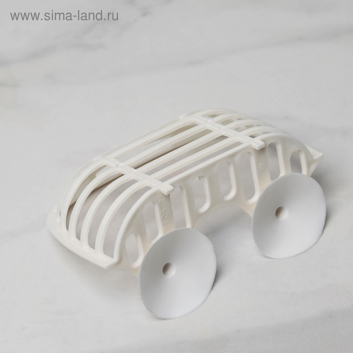 Мыльница на присосках, 16&times;10&times;6 см, цвет МИКС