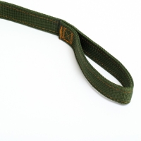 Поводок двухслойный с усиленным карабином, 1,2 м х 3 см, зелёный Поводок двухслойный с усиленным карабином, 1,2 м х 3 см, зелёный