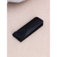 Щётка для одежды складная, 0,6&times;3,5&times;9,5 см, цвет чёрный