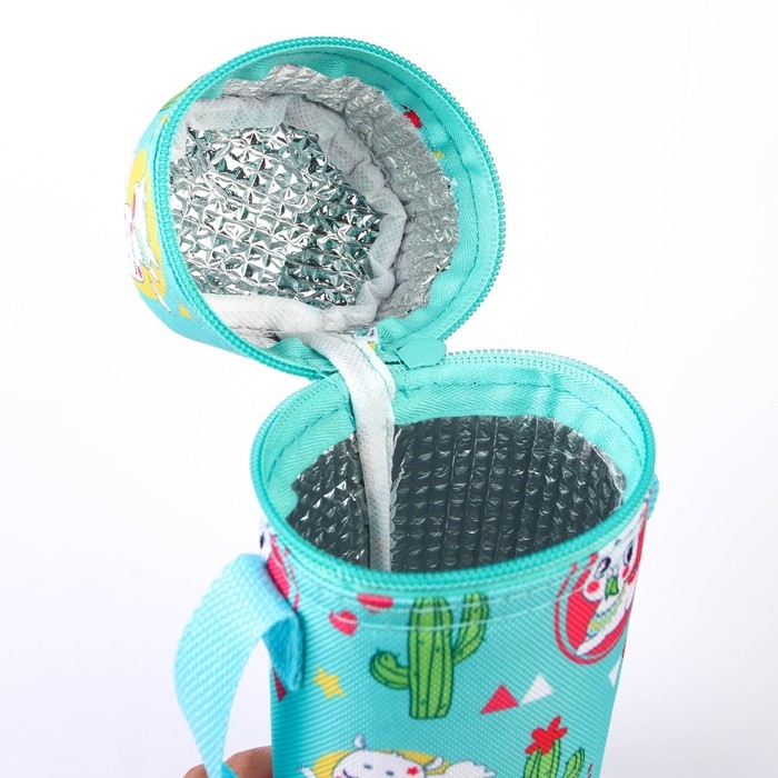 Термо-чехол для бутылочки &laquo;ТРЕНД. Лама&raquo;, форма тубус