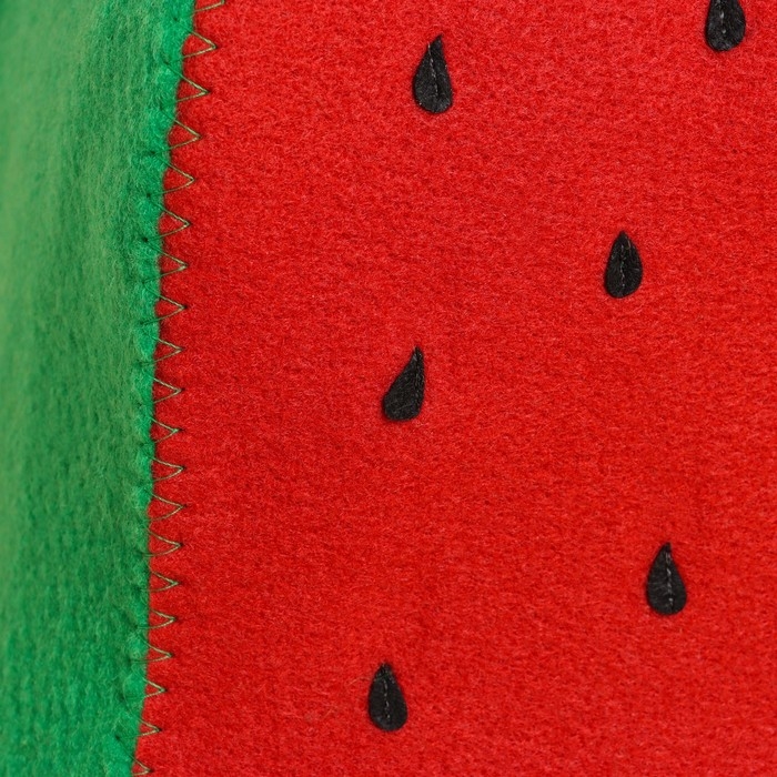 Набор для бани  3 предмета "Арбуз" коврик, рукавица, шапка