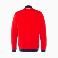 Толстовка на молнии President, размер M, цвет красный Толстовка на молнии President, размер M, цвет красный