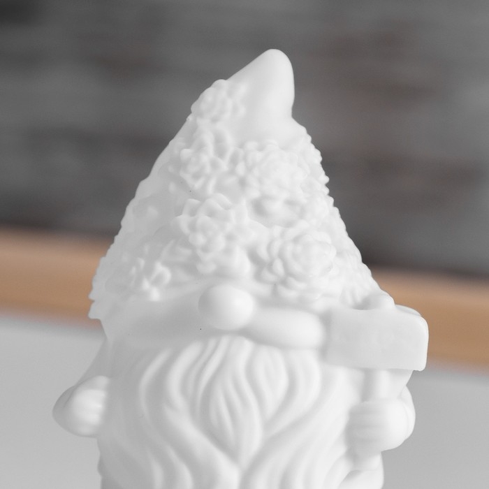 Ночник "Гном" 2Вт LED LR44 белый 4,5х5,5х9см