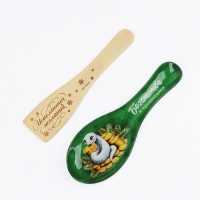 Подарочный набор новогодний Дорого внимание &laquo;Богатства&raquo;: подставка под ложку, лопатка