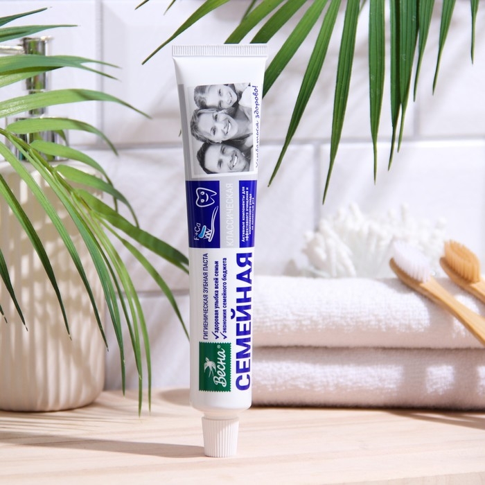 Зубная паста Весна Семейная классическая, 90 г Зубная паста Весна Семейная классическая, 90 г