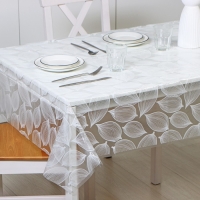 Скатерть &laquo;Физалис&raquo;, 132&times;180 см, цвет белый